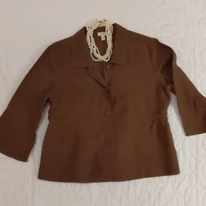 J. Jill Linen blazer